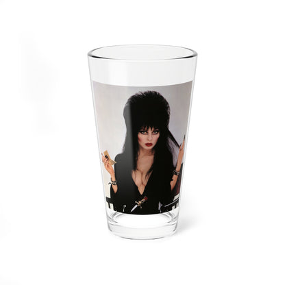 Elvira, Mistress Of The Dark #157 (Vintage Female Icon) Pint Glass 16oz-16oz-Go Mug Yourself