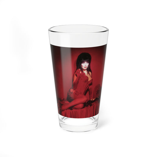 Elvira, Mistress Of The Dark #158 (Vintage Female Icon) Pint Glass 16oz-16oz-Go Mug Yourself