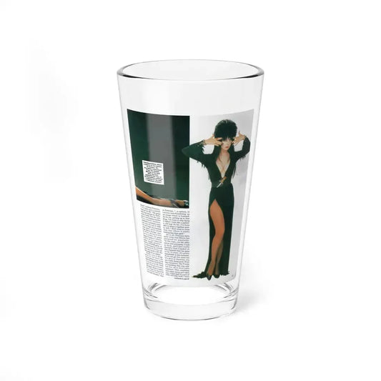 Elvira, Mistress Of The Dark #165 - Femme Fatales '95 - Mag. Photo (Vintage Female Icon) Pint Glass 16oz 16oz - Go Mug Yourself