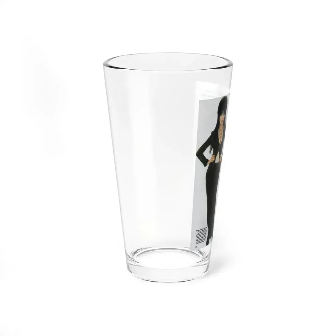 Elvira, Mistress Of The Dark #167 - Femme Fatales '97 - Mag. Photo (Vintage Female Icon) Pint Glass 16oz - Go Mug Yourself