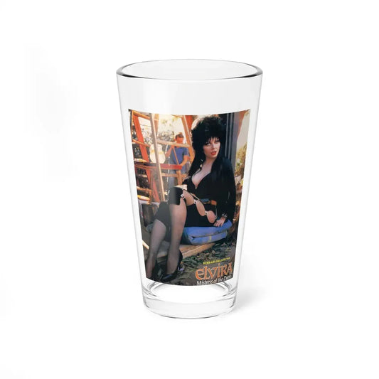 Elvira, Mistress Of The Dark #173 (Vintage Female Icon) Pint Glass 16oz 16oz - Go Mug Yourself