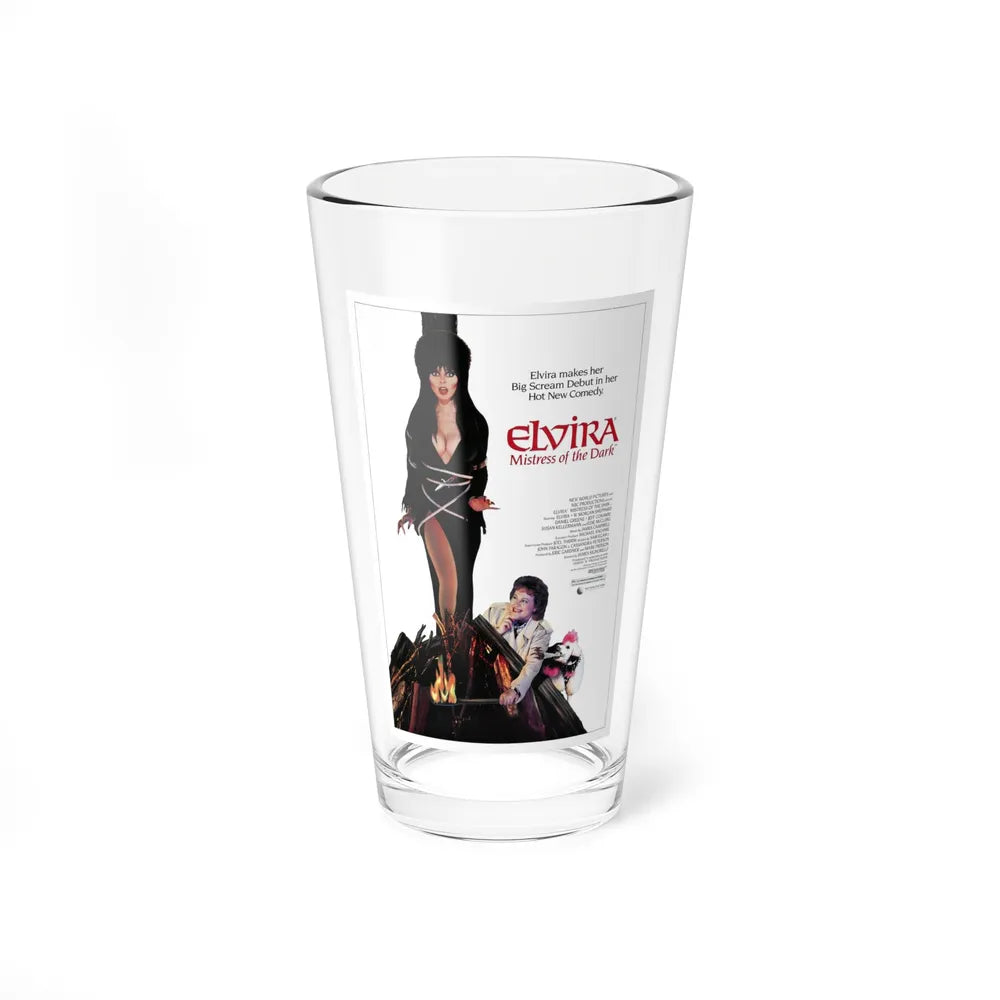 ELVIRA MISTRESS OF THE DARK 1988 Movie Poster - Pint Glass 16oz-16oz-Go Mug Yourself