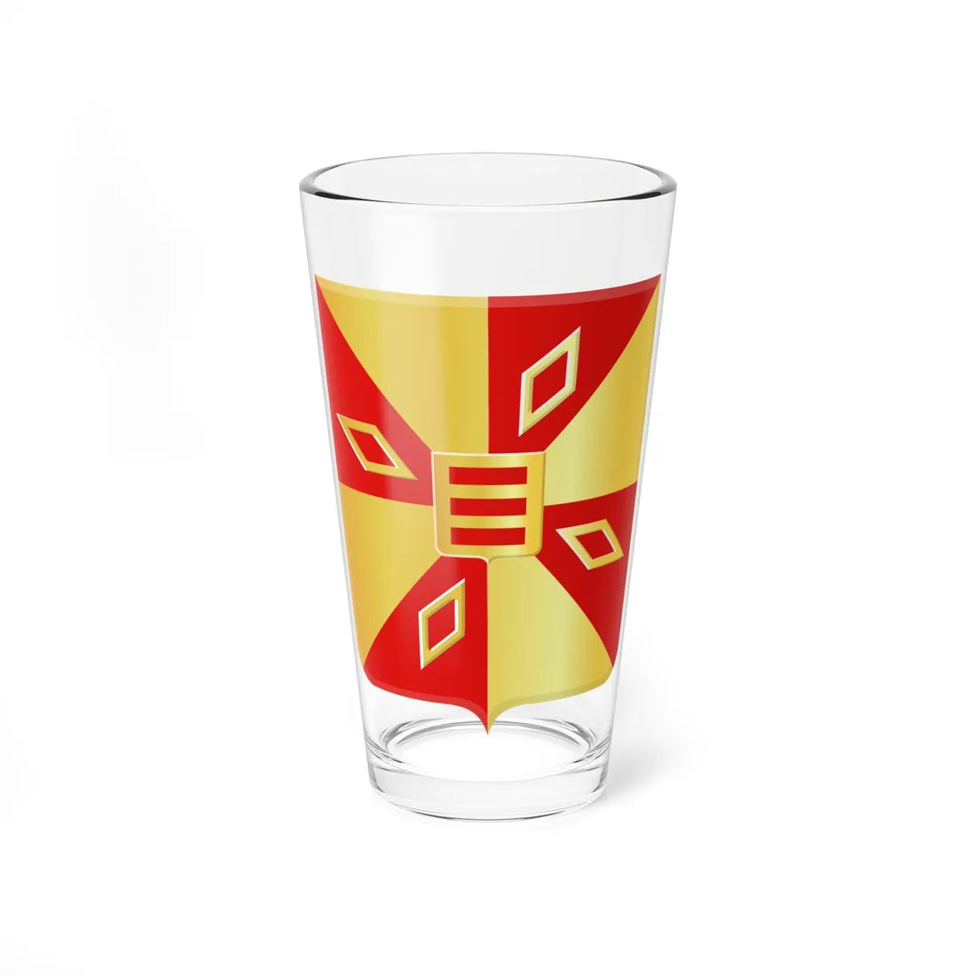 Elzele wapen (Belgium) (Coat of Arms) Pint Glass 16oz 16oz - Go Mug Yourself