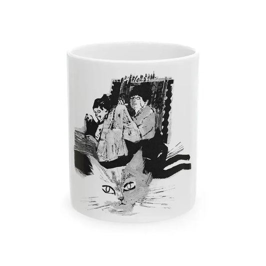 Em And Vi by Susan Lyle-Scott (1), Homes And Gardens magazine, 1964 - White Coffee Mug 11oz - Go Mug Yourself