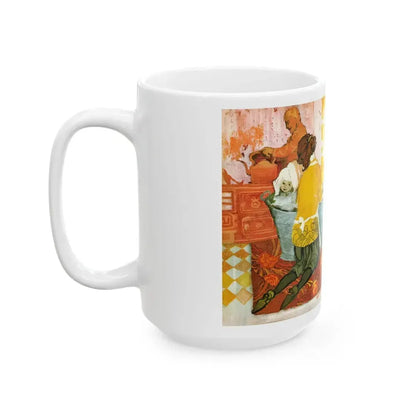 Em And Vi by Susan Lyle-Scott (2), Homes And Gardens magazine, 1964 - White Coffee Mug - Go Mug Yourself