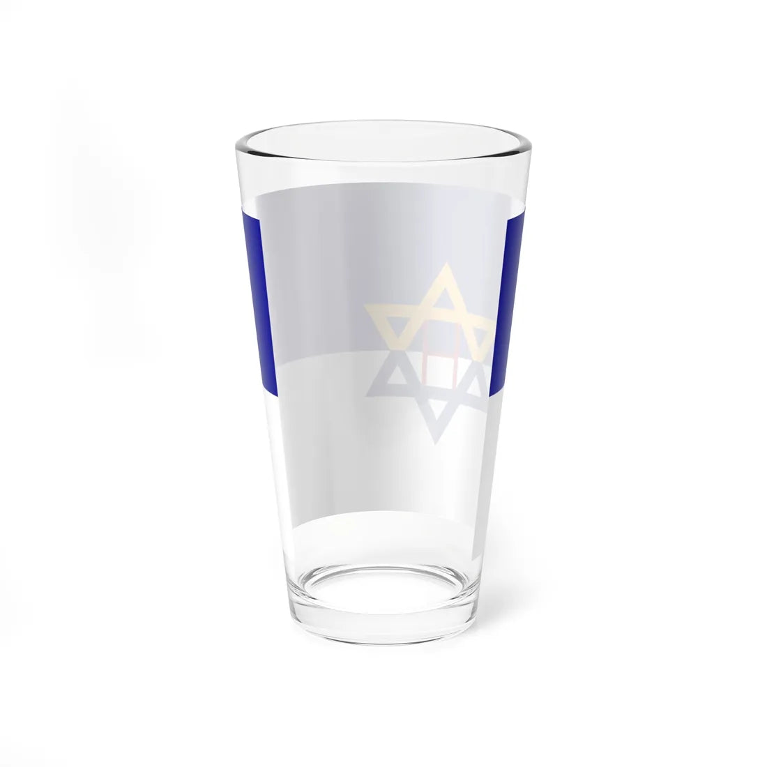 Emanuel ships Hebrew flag (Israel) Pint Glass 16oz - Go Mug Yourself