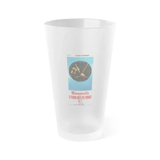 EMANUELLE AND THE EROTIC NIGHTS 1978 Movie Poster - Frosted Pint Glass 16oz 16oz Frosted - Go Mug Yourself
