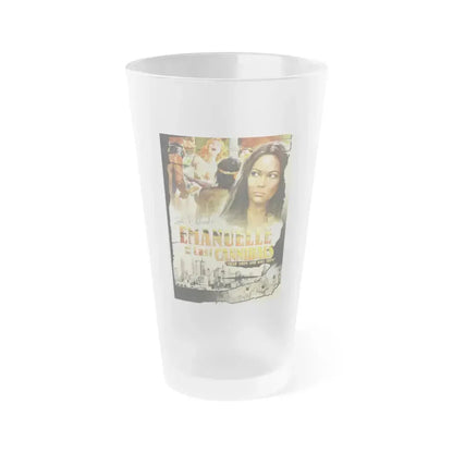 EMANUELLE AND THE LAST CANNIBALS (2) 1977 Movie Poster - Frosted Pint Glass 16oz 16oz Frosted - Go Mug Yourself