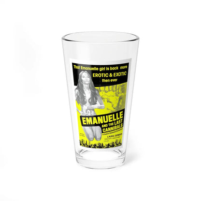 EMANUELLE AND THE LAST CANNIBALS (3) 1977 Movie Poster - Pint Glass 16oz-16oz-Go Mug Yourself