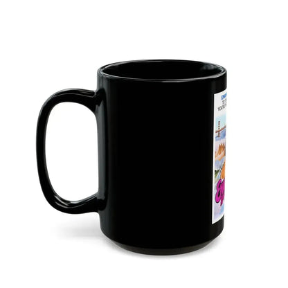 EMANUELLE AROUND THE WORLD 1977 Movie Poster - Black Coffee Mug - Go Mug Yourself