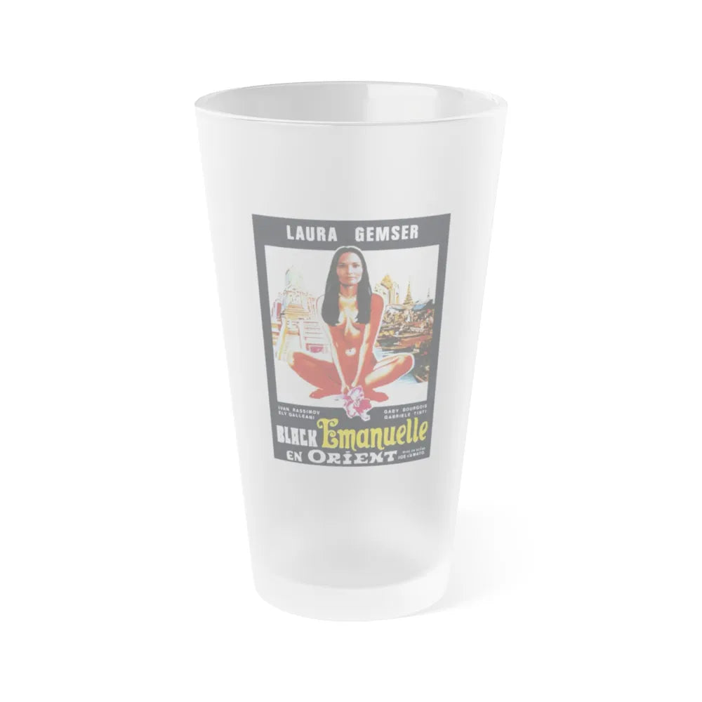 EMANUELLE IN BANGKOK (2) 1976 Movie Poster - Frosted Pint Glass 16oz-16oz-Frosted-Go Mug Yourself