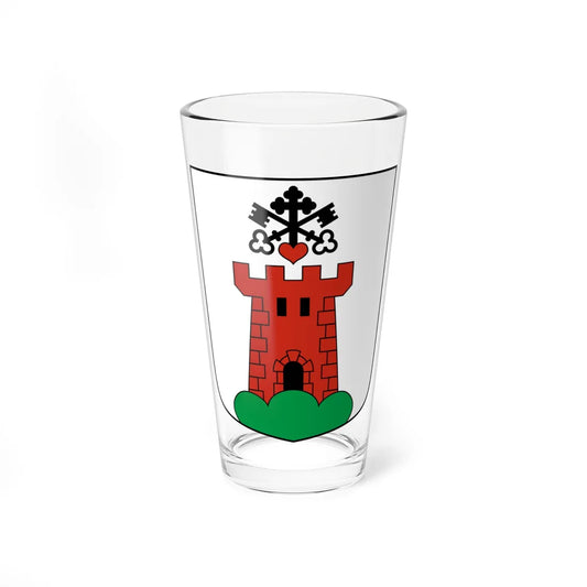 Embd-blazon (Switzerland) (Coat of Arms) Pint Glass 16oz 16oz - Go Mug Yourself