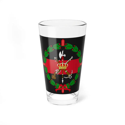 Emblem 1st Spanish Legion Tercio Gran Capitan (Spain) (Coat of Arms) Pint Glass 16oz 16oz - Go Mug Yourself