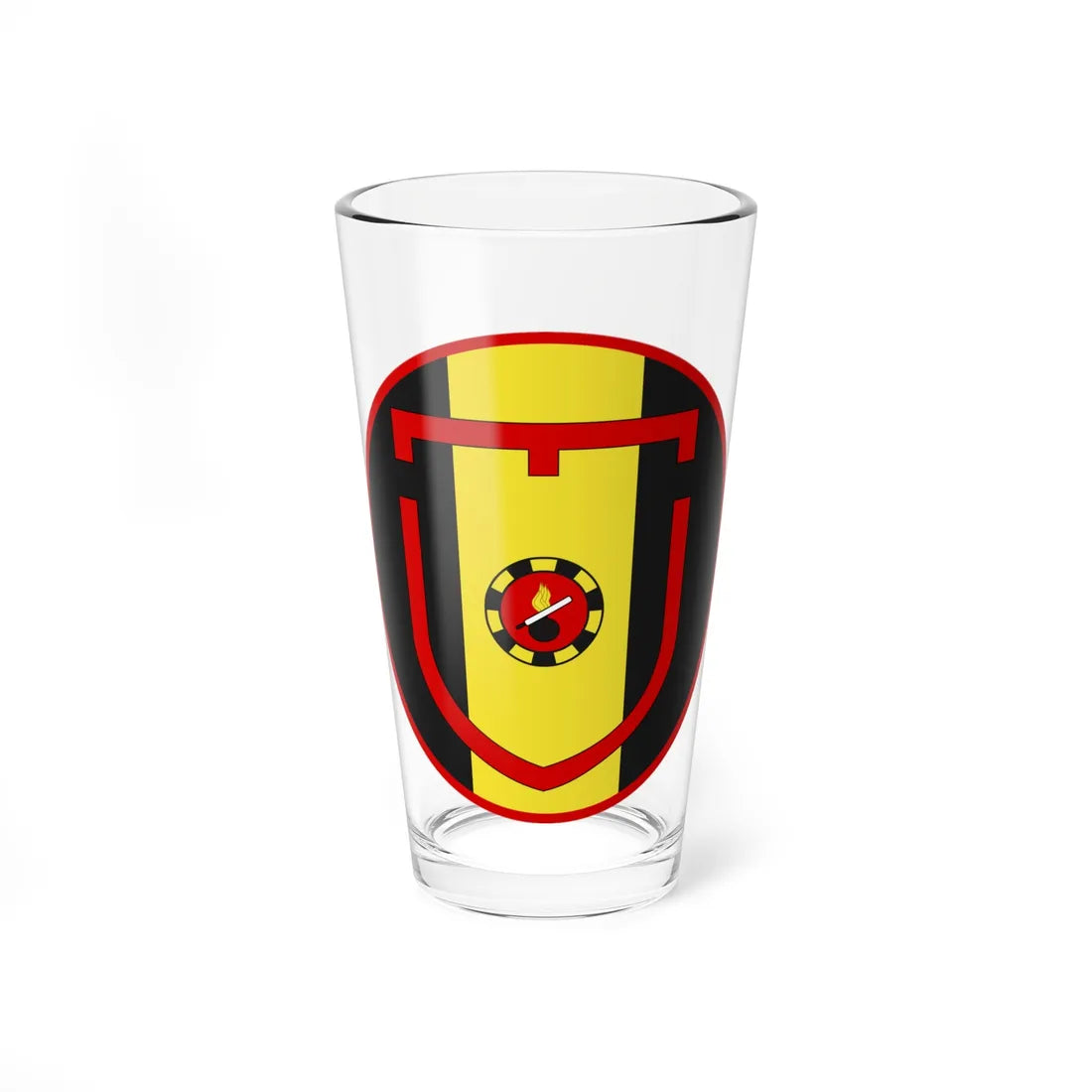 Emblem for Staff-II-IGR (Denmark) (Coat of Arms) Pint Glass 16oz 16oz - Go Mug Yourself