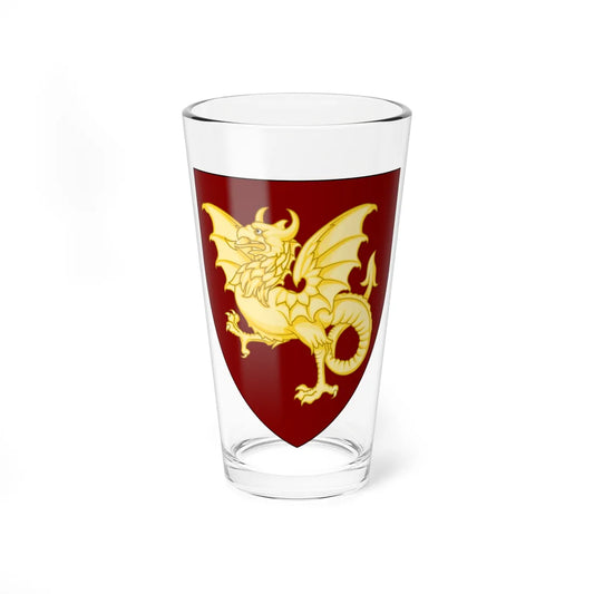 Emblem for the 1-I-FLR (Denmark) (Coat of Arms) Pint Glass 16oz 16oz - Go Mug Yourself