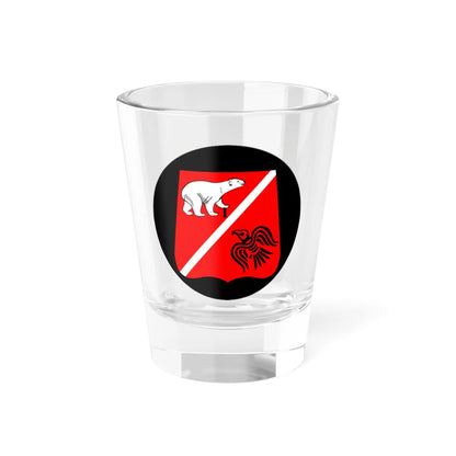 Emblem for the 1-I-GHR (Denmark) (Coat of Arms) Shot Glass 1.5oz 1.5oz - Go Mug Yourself