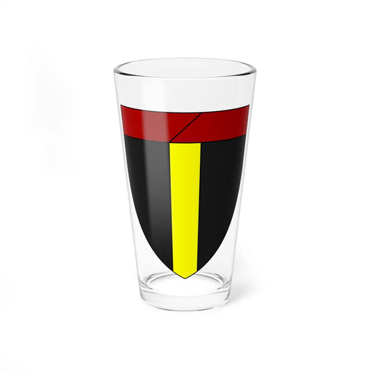 Emblem for the 1-I-KJFR (Denmark) (Coat of Arms) Pint Glass 16oz 16oz - Go Mug Yourself