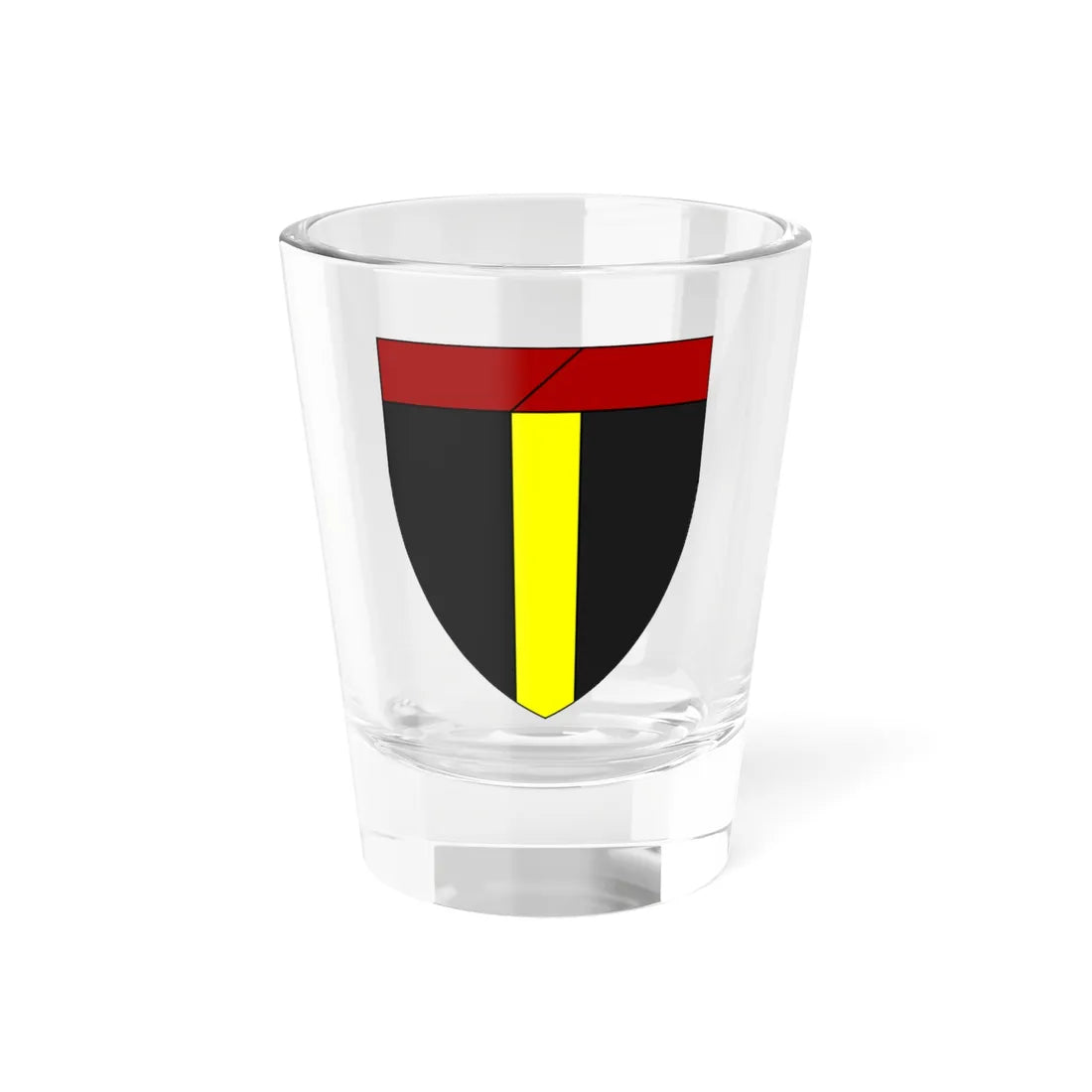Emblem for the 1-I-KJFR (Denmark) (Coat of Arms) Shot Glass 1.5oz 1.5oz - Go Mug Yourself