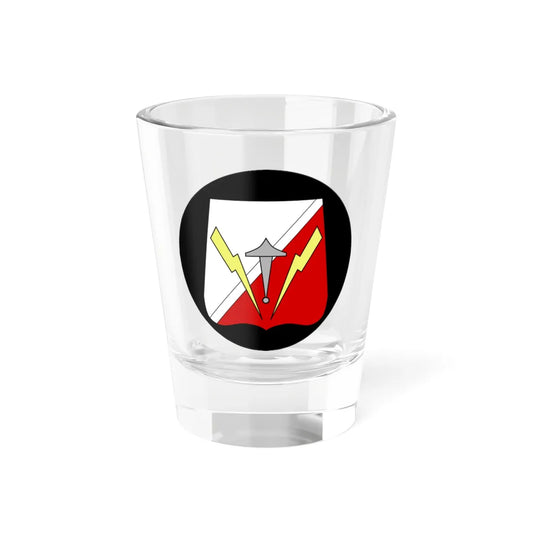 Emblem for the 1-II-GHR (Denmark) (Coat of Arms) Shot Glass 1.5oz 1.5oz - Go Mug Yourself