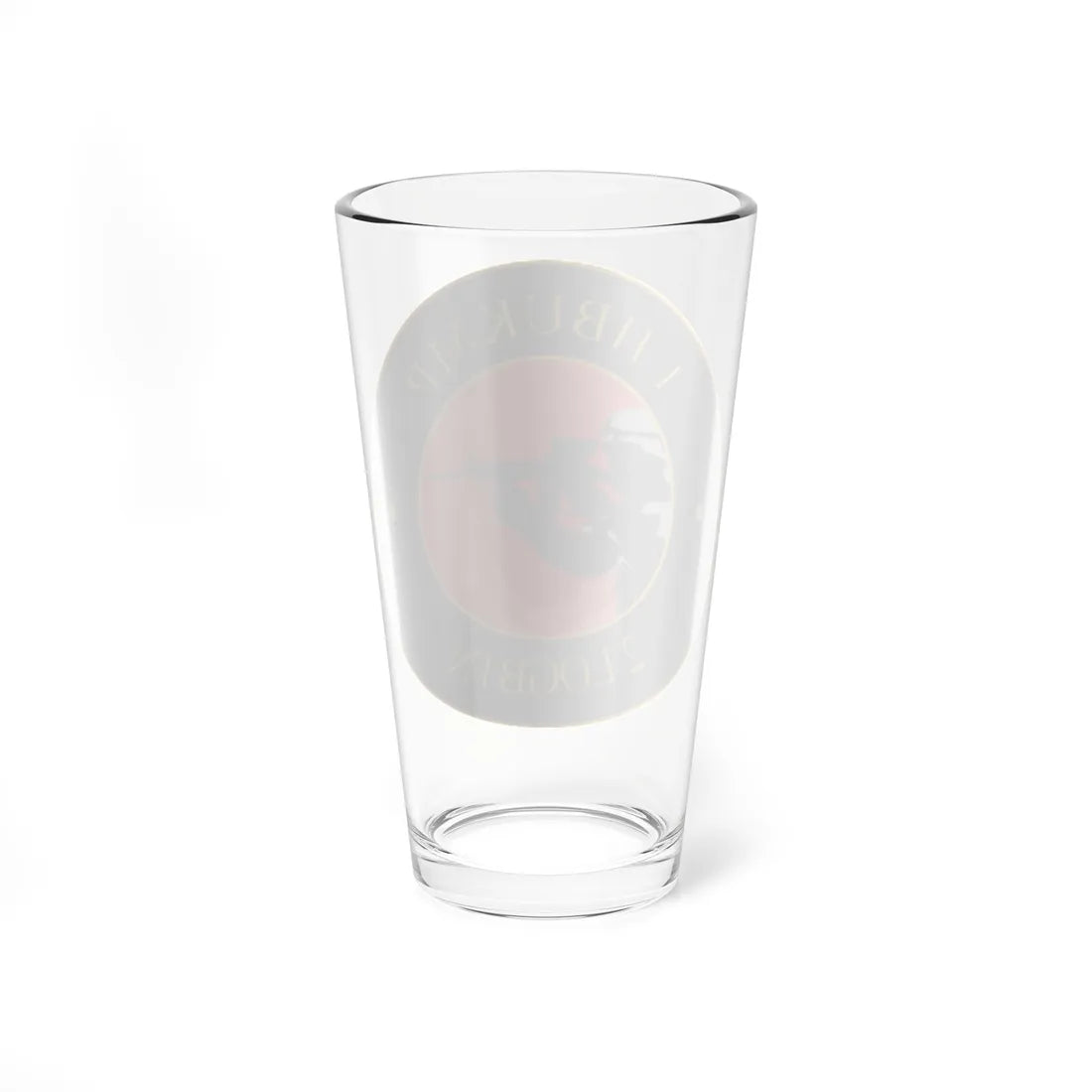 Emblem for the 1-II-TRR (Denmark) (Coat of Arms) Pint Glass 16oz - Go Mug Yourself