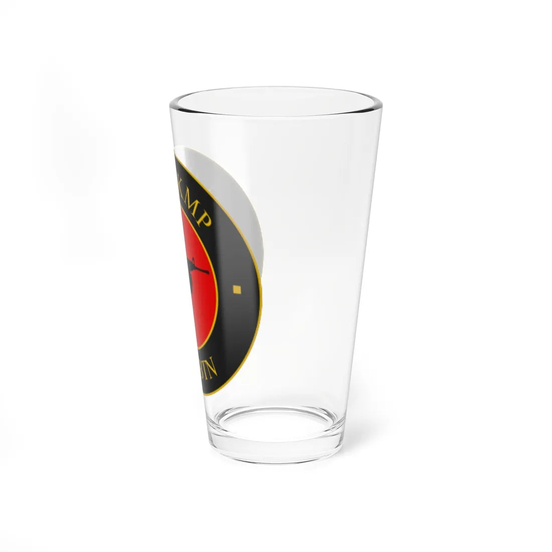 Emblem for the 1-II-TRR (Denmark) (Coat of Arms) Pint Glass 16oz - Go Mug Yourself
