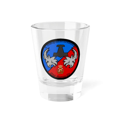Emblem for the 1-III-TRR (Denmark) (Coat of Arms) Shot Glass 1.5oz 1.5oz - Go Mug Yourself