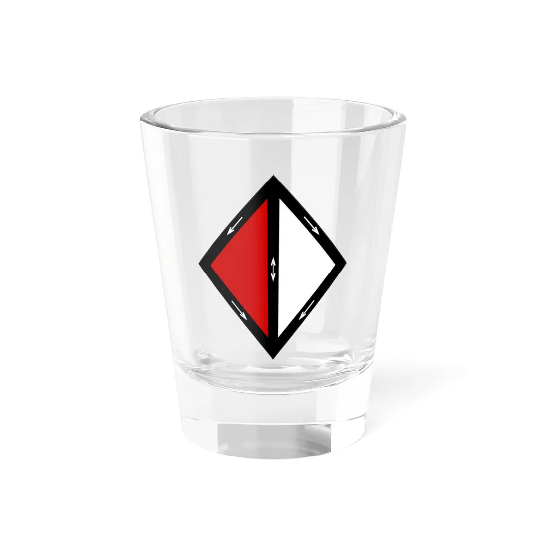 Emblem for the 1-IV-JTR (Denmark) (Coat of Arms) Shot Glass 1.5oz 1.5oz - Go Mug Yourself