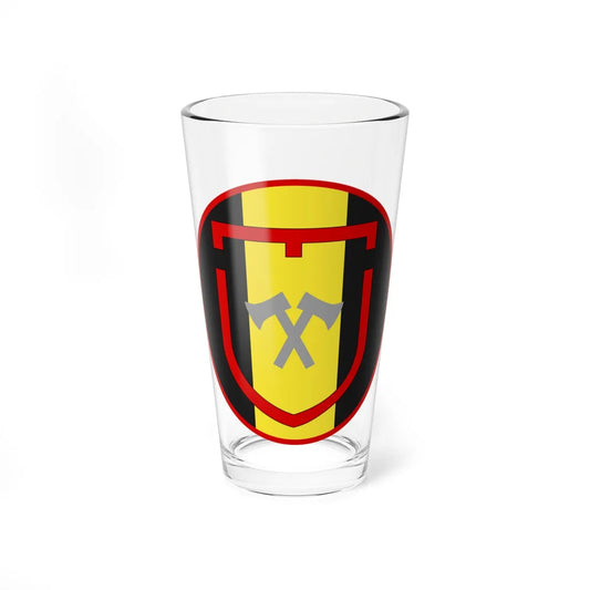 Emblem for the 2-I-IGR (Denmark) (Coat of Arms) Pint Glass 16oz 16oz - Go Mug Yourself