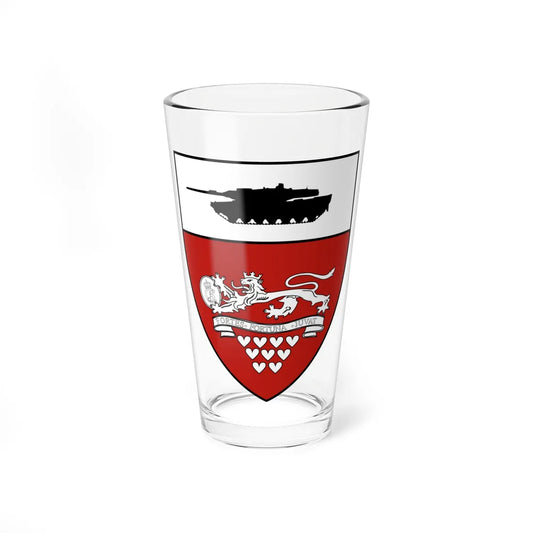 Emblem for the 2-I-JDR (Denmark) (Coat of Arms) Pint Glass 16oz 16oz - Go Mug Yourself