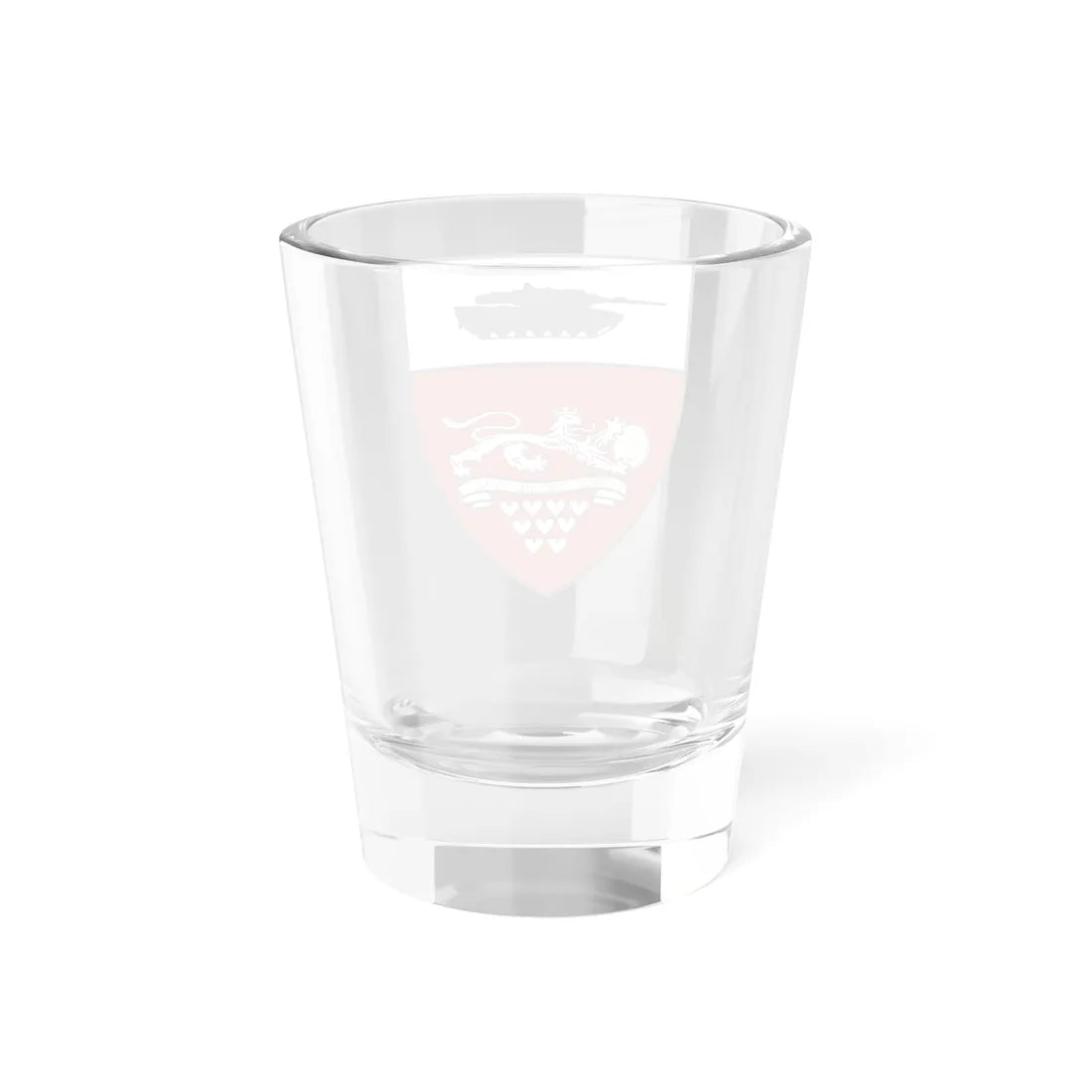 Emblem for the 2-I-JDR (Denmark) (Coat of Arms) Shot Glass 1.5oz - Go Mug Yourself