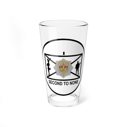 Emblem for the 2-II-LG (Denmark) (Coat of Arms) Pint Glass 16oz 16oz - Go Mug Yourself