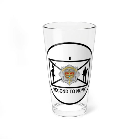 Emblem for the 2-II-LG (Denmark) (Coat of Arms) Pint Glass 16oz 16oz - Go Mug Yourself