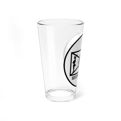 Emblem for the 2-II-LG (Denmark) (Coat of Arms) Pint Glass 16oz - Go Mug Yourself