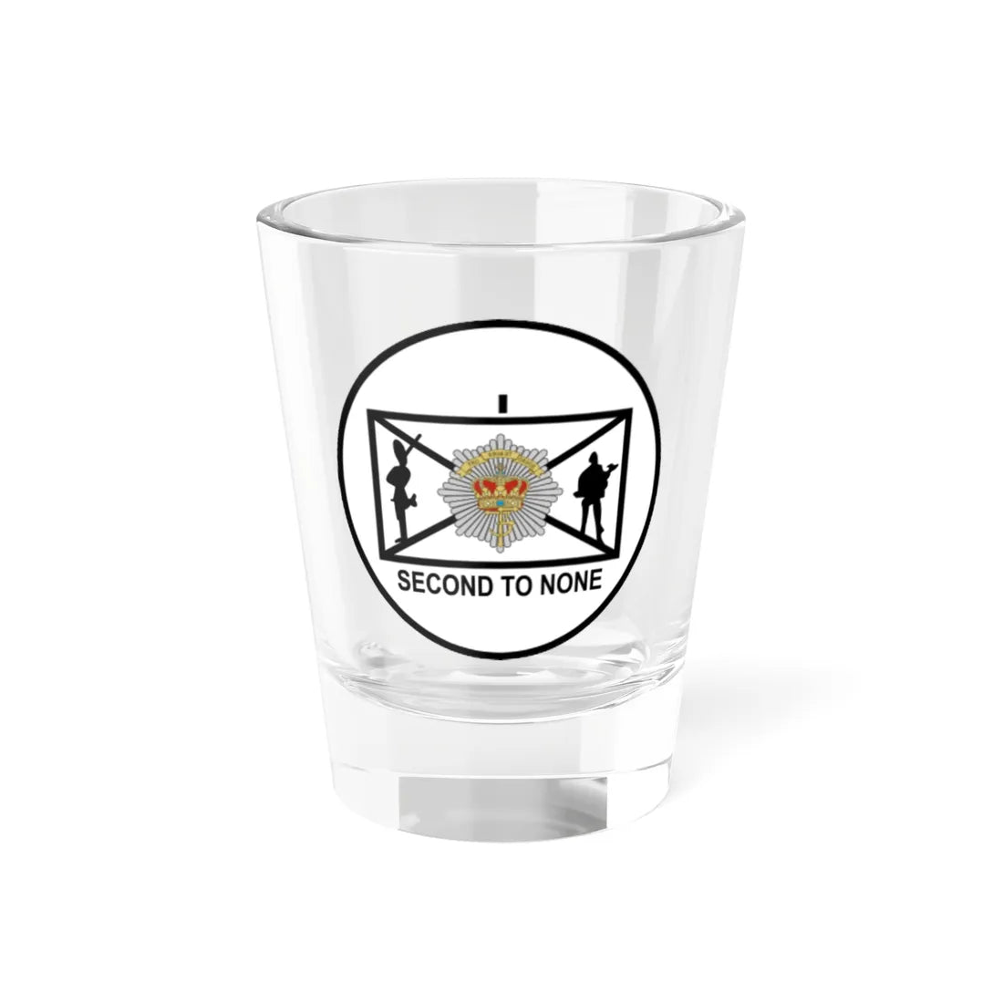 Emblem for the 2-II-LG (Denmark) (Coat of Arms) Shot Glass 1.5oz 1.5oz - Go Mug Yourself