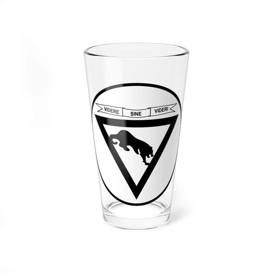 Emblem for the 2-III-JDR (Denmark) (Coat of Arms) Pint Glass 16oz 16oz - Go Mug Yourself