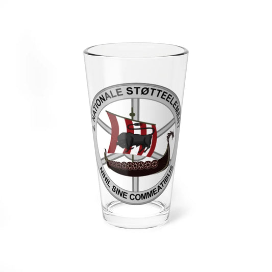 Emblem for the 2-IV-TRR (Denmark) (Coat of Arms) Pint Glass 16oz 16oz - Go Mug Yourself