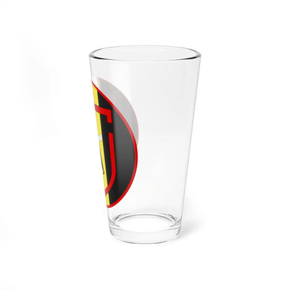 Emblem for the 3-I-IGR (Denmark) (Coat of Arms) Pint Glass 16oz - Go Mug Yourself