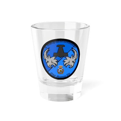 Emblem for the 3-III-TRR (Denmark) (Coat of Arms) Shot Glass 1.5oz 1.5oz - Go Mug Yourself