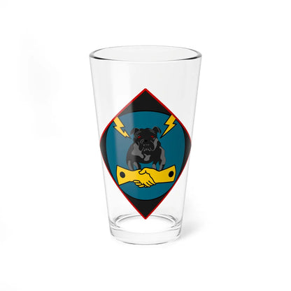 Emblem for the 3-V-JDR (Denmark) (Coat of Arms) Pint Glass 16oz 16oz - Go Mug Yourself