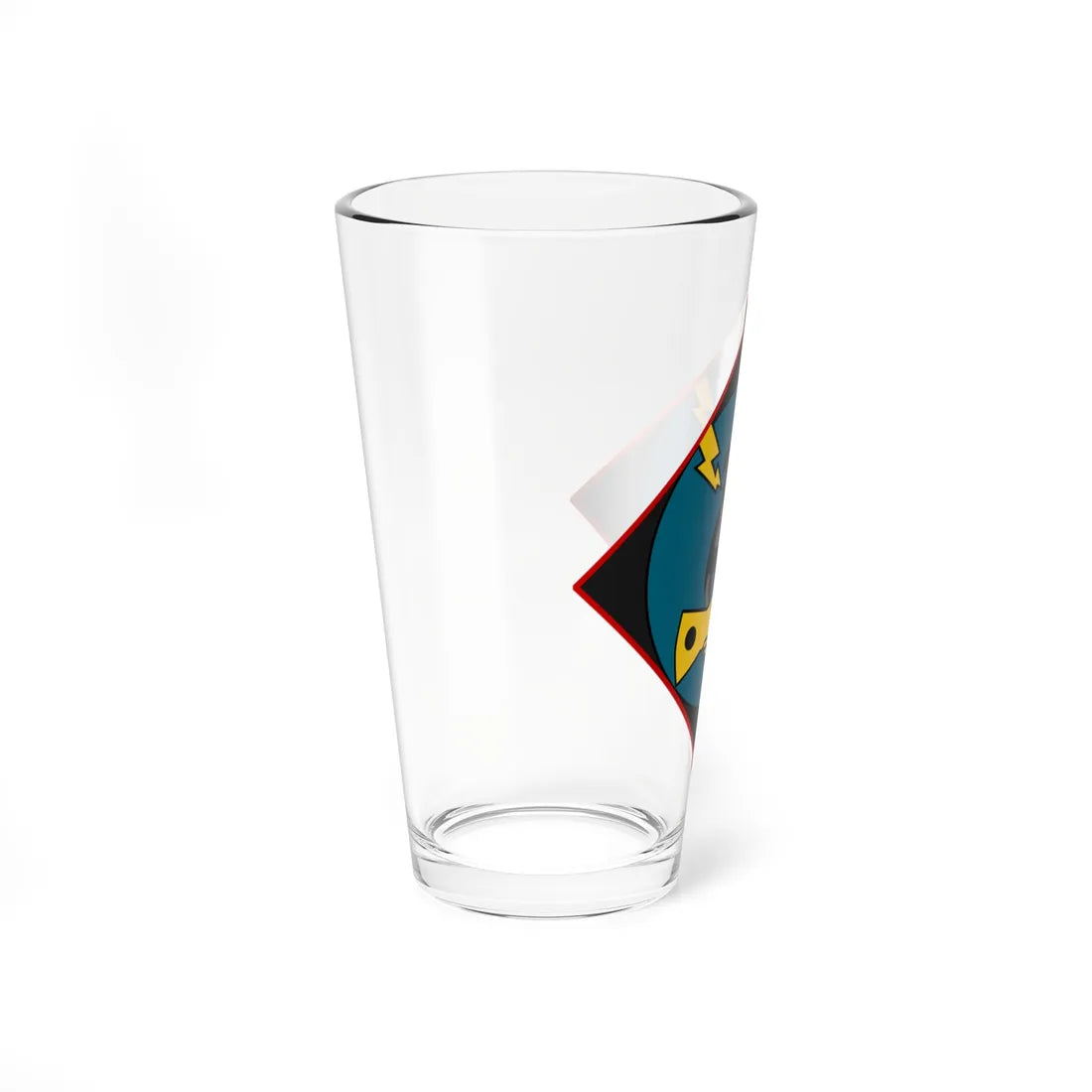 Emblem for the 3-V-JDR (Denmark) (Coat of Arms) Pint Glass 16oz - Go Mug Yourself