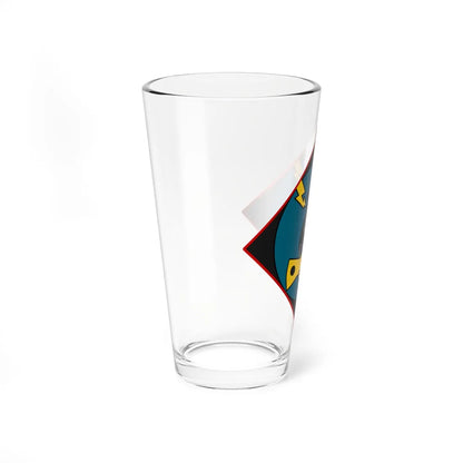 Emblem for the 3-V-JDR (Denmark) (Coat of Arms) Pint Glass 16oz - Go Mug Yourself