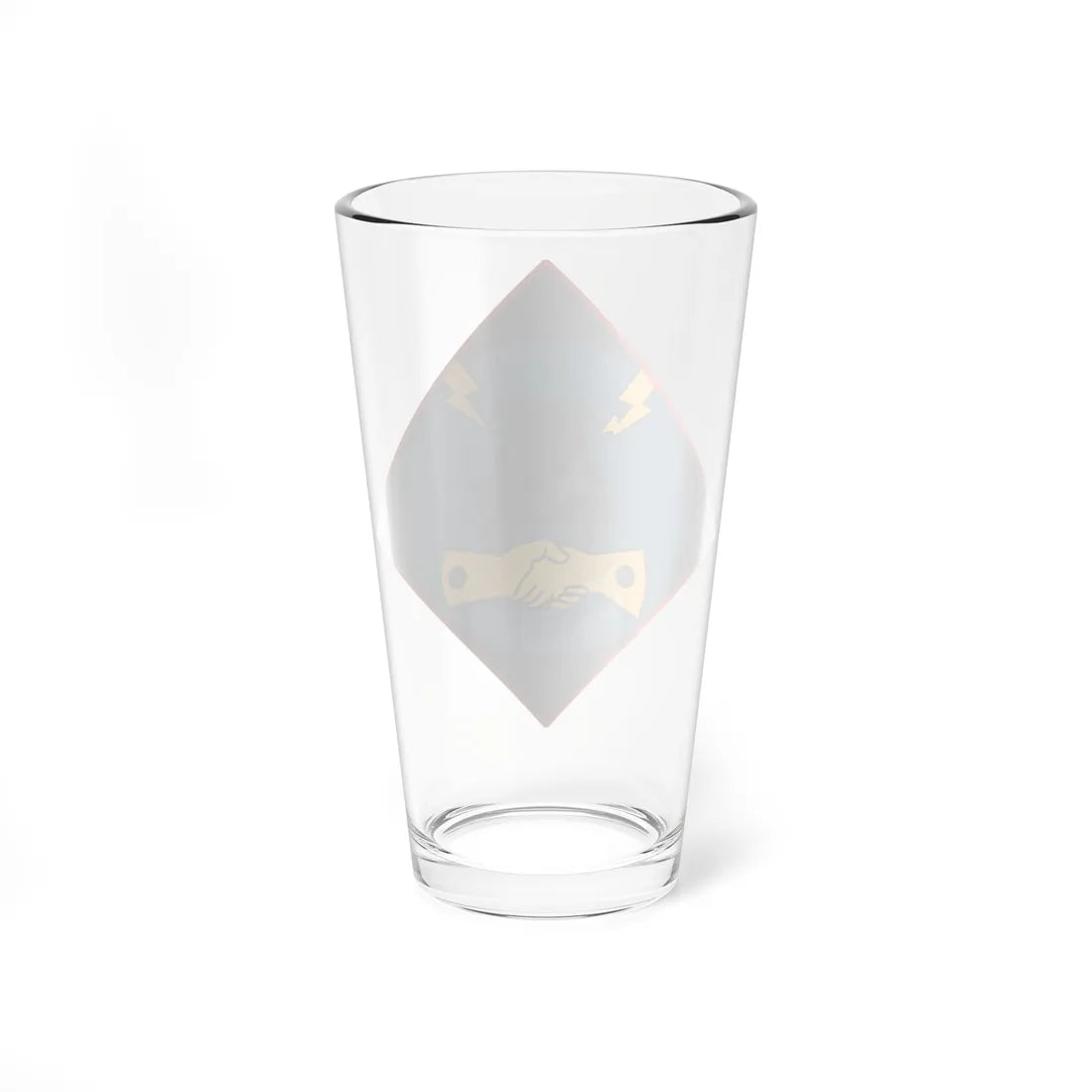 Emblem for the 3-V-JDR (Denmark) (Coat of Arms) Pint Glass 16oz - Go Mug Yourself