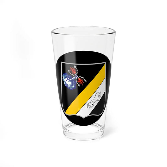 Emblem for the 4-V-GHR (Denmark) (Coat of Arms) Pint Glass 16oz 16oz - Go Mug Yourself