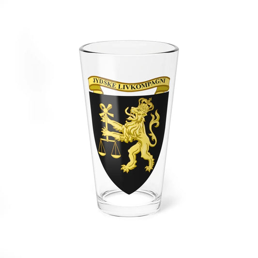 Emblem for the 4-V-JDR (Denmark) (Coat of Arms) Pint Glass 16oz 16oz - Go Mug Yourself
