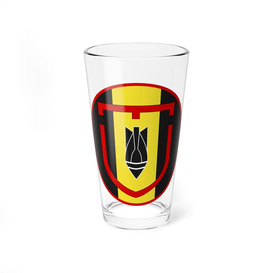 Emblem for the 5-II-IGR (Denmark) (Coat of Arms) Pint Glass 16oz 16oz - Go Mug Yourself