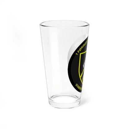 Emblem for the Danish 1 Brigade Staff (Denmark) (Coat of Arms) Pint Glass 16oz - Go Mug Yourself