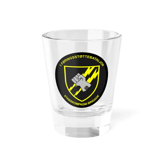 Emblem for the Danish 1 Brigade Staff (Denmark) (Coat of Arms) Shot Glass 1.5oz 1.5oz - Go Mug Yourself