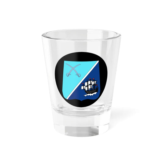 Emblem for the Danish 3rd Marine Squadron (Denmark) (Coat of Arms) Shot Glass 1.5oz 1.5oz - Go Mug Yourself