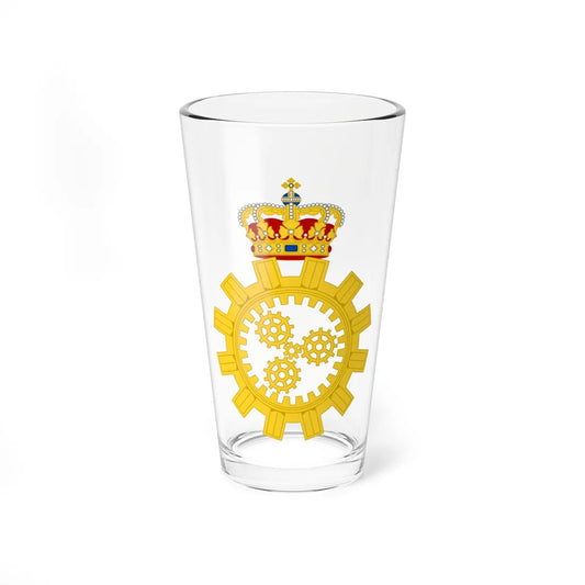 Emblem for the Danish Defence Maintenance Service (Denmark) (Coat of Arms) Pint Glass 16oz 16oz - Go Mug Yourself
