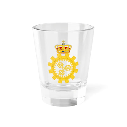 Emblem for the Danish Defence Maintenance Service (Denmark) (Coat of Arms) Shot Glass 1.5oz 1.5oz - Go Mug Yourself